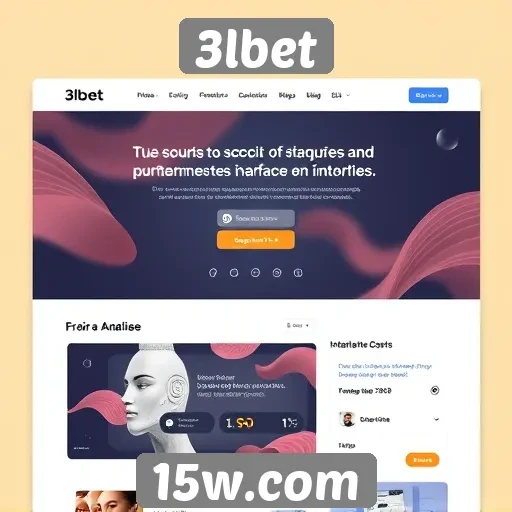 Análise da interface do usuário do site 3lbet
